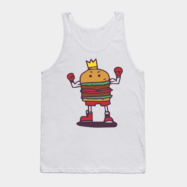 Burger Champion Tank Top by ShirtsShirtsndmoreShirts